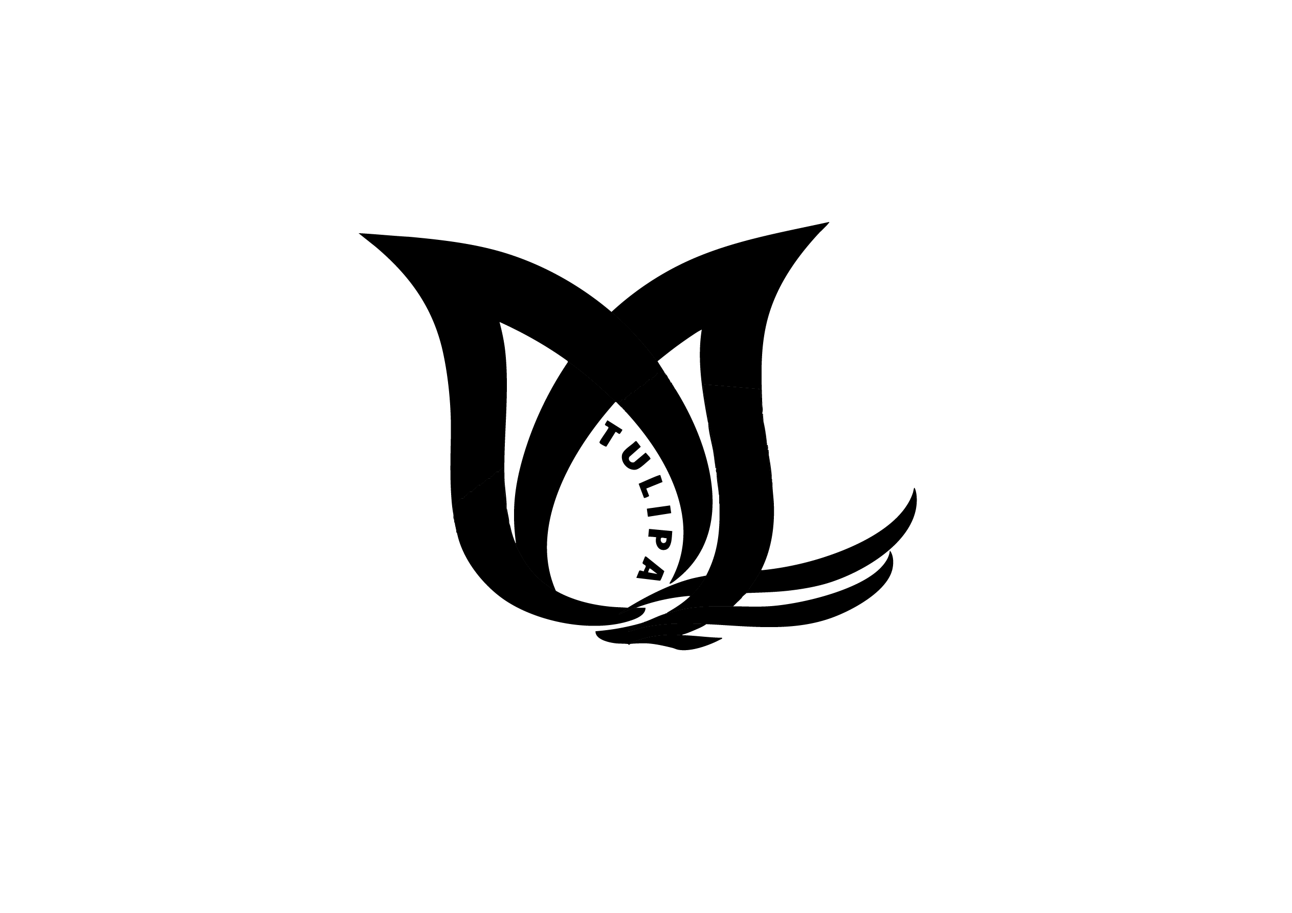 Tulipa logo preto